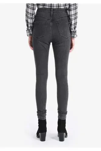 Diana Slim Fit Yuqori Bel Tor To'g'ri Ayol Jinsi Shimlar - COLIN’S (1)