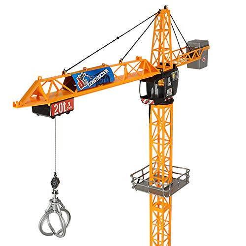 DICKIE TOYS Mighty Construction Crane with Remote Control, 48