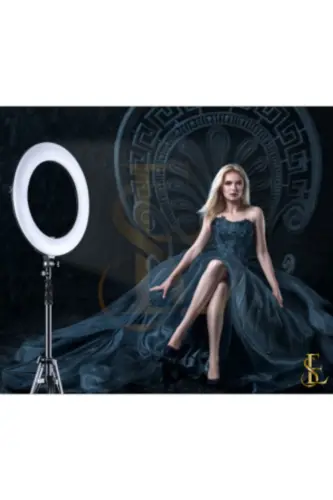 Die-Cast Stand 21 Inch Ring Light 54cm Remote Controlled with Bag-21 INCH - 3