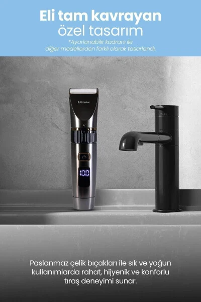 Diego Gm9103 10-in-1 Wet Dry Rechargeable Hair Clipper - 6