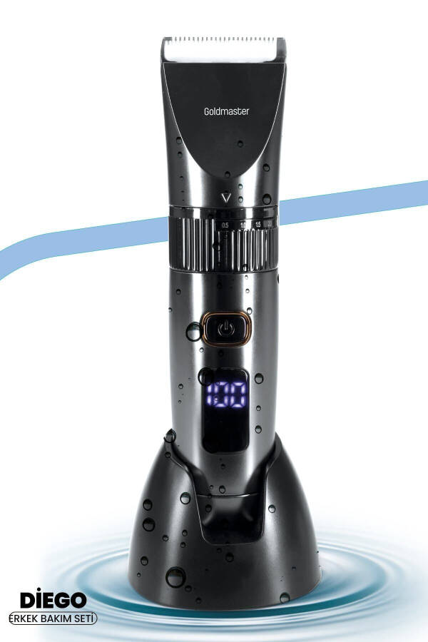 Diego Gm9103 10in1 Islak Kuru Şarjlı Saç Kesme Makinesi - 18
