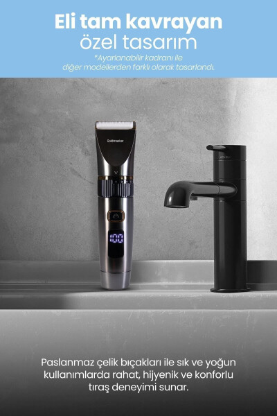 Diego Gm9103 10in1 Islak Kuru Şarjlı Saç Kesme Makinesi - 22