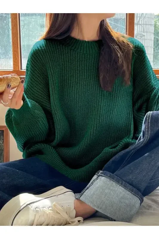 Dier Fashion Women's Oversized Sweater - 1