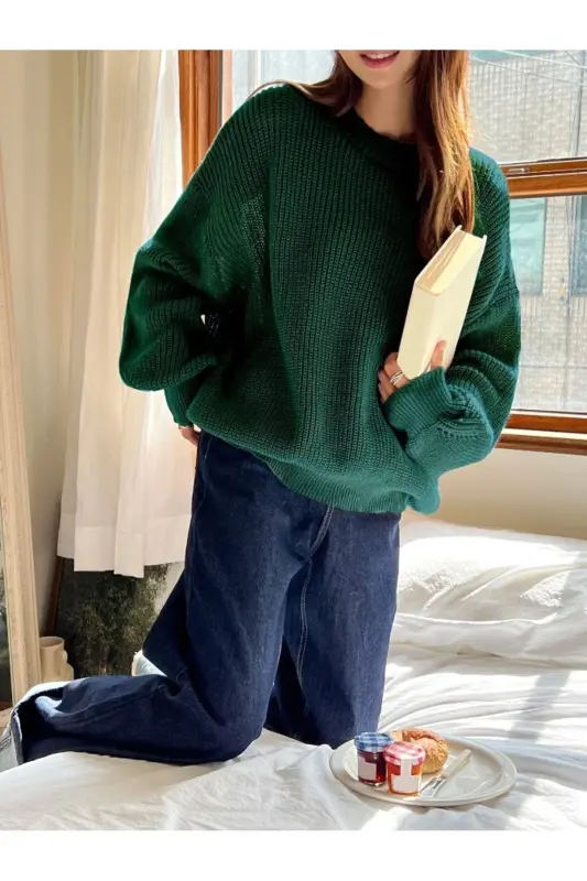 Dier Fashion Women's Oversized Sweater - 4