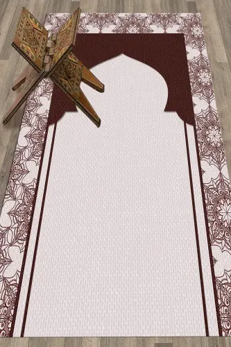 Digital bosma yuvilgan sovg'a namozlik joynamozi 70x130cm, SECCADE-25-KAHVERANGI,-KAHVERANGI - EY HOME (1)
