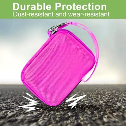 Digital Camera Case Compatible with VAHOIALD FHD 1080P/ for CAMKORY Digital Point and Shoot/for KODAK PIXPRO FZ45-BK 16MP Vlogging/for IWEUKJLO/for Nsoela, Holder for SD Card More- (Box Only) - 5