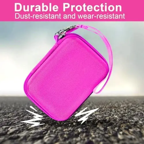 Digital Camera Case Compatible with VAHOIALD FHD 1080P/ for CAMKORY Digital Point and Shoot/for KODAK PIXPRO FZ45-BK 16MP Vlogging/for IWEUKJLO/for Nsoela, Holder for SD Card More- (Box Only) - 5