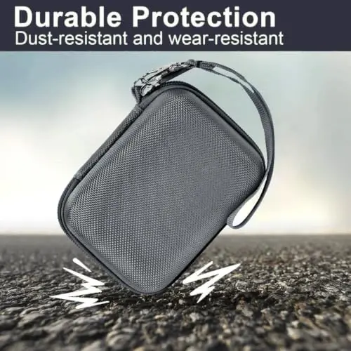 Digital Camera Case Compatible with VAHOIALD FHD 1080P/ for CAMKORY Digital Point and Shoot/for KODAK PIXPRO FZ45-BK 16MP Vlogging/for IWEUKJLO/for Nsoela, Holder for SD Card More- Grey (Box Only) - 4