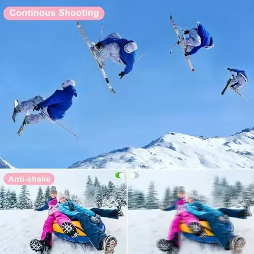 Digital Camera, FHD 1080P Digital Camera for Kids with 32GB SD Card Compact Point and Shoot Camera 16X Zoom Anti Shake Portable Cameras Small Camera for Teens Boys Girls Seniors with Best Wishes Card - 5