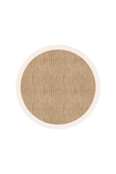 Digital Non-Slip Washable Beige Round Living Room Rug Kitchen Rug Balcony Rug Corridor Rug - 2