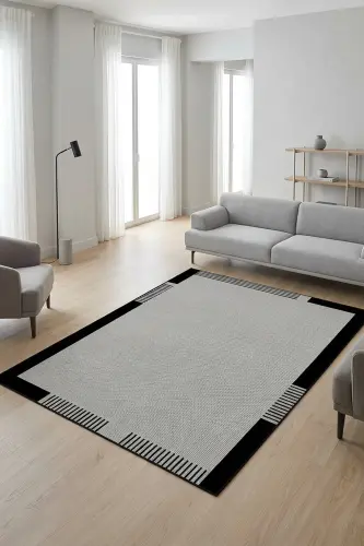 Digital Non-Slip Washable Jute Look Living Room Rug Kitchen Rug Balcony Rug Runner Home Decor - 1