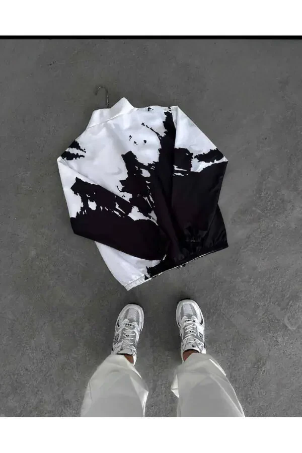 Digital Pattern Raincoat - 2