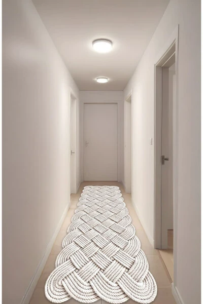 Digital Print Laser Cut Knit 3D Decorative Machine Washable Living Room Kitchen and Runner Rug - 6