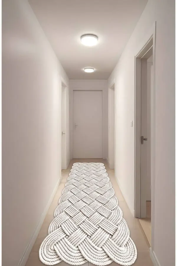 Digital Print Laser Cut Knit 3D Decorative Machine Washable Living Room Kitchen and Runner Rug - 6