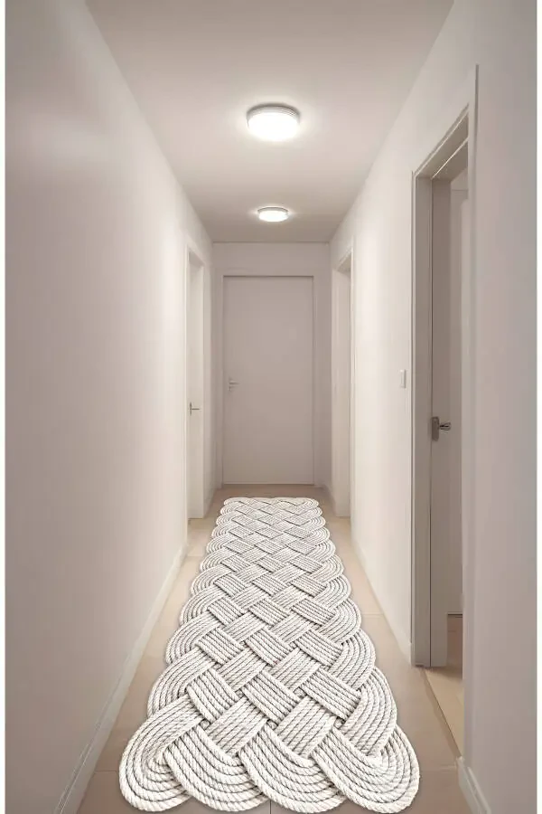 Digital Print Laser Cut Knit 3D Decorative Machine Washable Living Room Kitchen and Runner Rug - 2