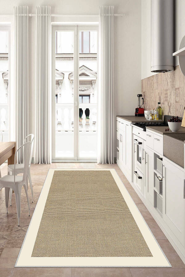 Digital Print Washable Non-Slip Base Living Room Rug Kitchen Rug Corridor Rug - 6