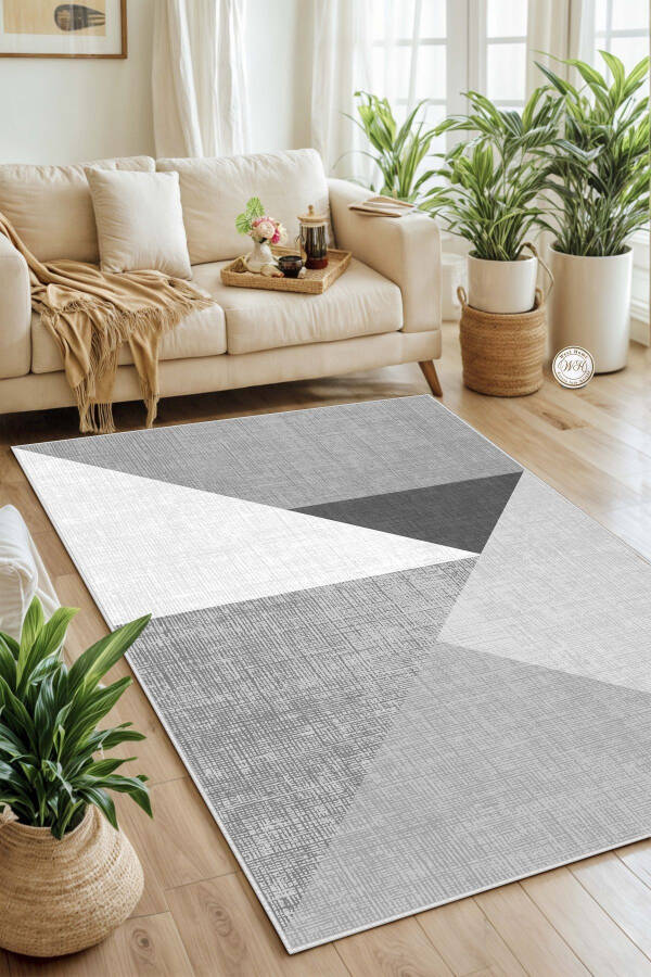 Digital Print Washable Non-Slip Base Living Room Rug Kitchen Rug Corridor Rug - 1