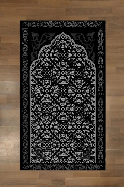 Digital Printed Anti-slip Base Washable Souvenir Heirloom Prayer Rug - 2