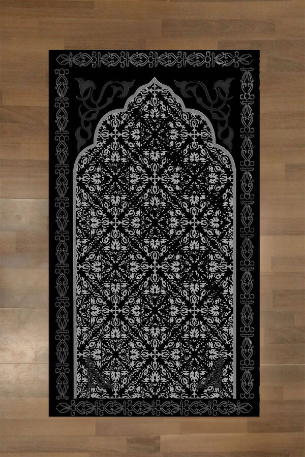 Digital Printed Anti-slip Base Washable Souvenir Heirloom Prayer Rug - 2