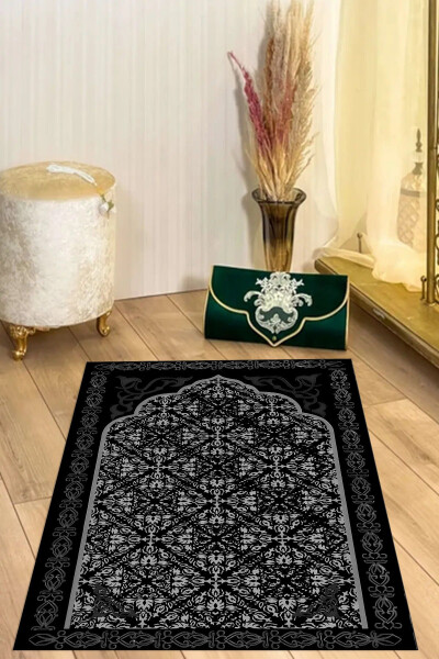 Digital Printed Anti-slip Base Washable Souvenir Heirloom Prayer Rug - 7