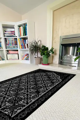 Digital Printed Anti-slip Base Washable Souvenir Heirloom Prayer Rug - 6