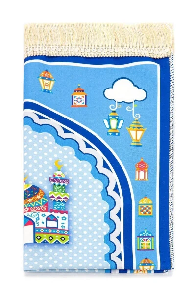 Digital printed children's prayer rug - GENEL MARKALAR (1)