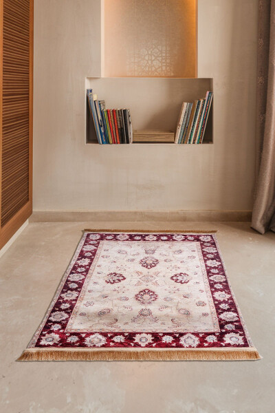 Digital printed, classic patterned prayer rug. - 1