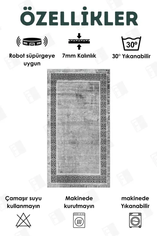 Digital Printed Four Season Washable Non-Slip Base Children's Carpet, Rug, Kitchen And Living Room Carpet - 3