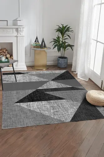 Digital Printed Four Seasons Washable Non-Slip Base Children's Carpet, Runner, Kitchen and Living Room Carpet (1)-pyramid - BIR AKSESUAR (1)