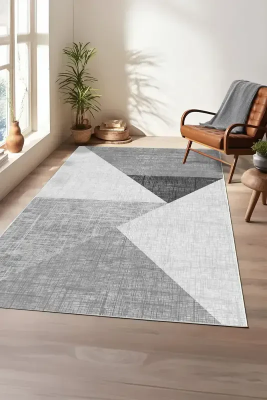 Digital Printed Four Seasons Washable Non-Slip Base Children's Carpet, Runner, Kitchen and Living Room Carpet (2)-pyramid - 1