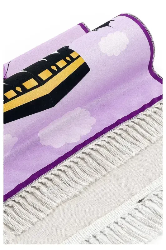 Digital Printed Kids Prayer Mat - Rowing Cable - 44 X 78 Cm - 4