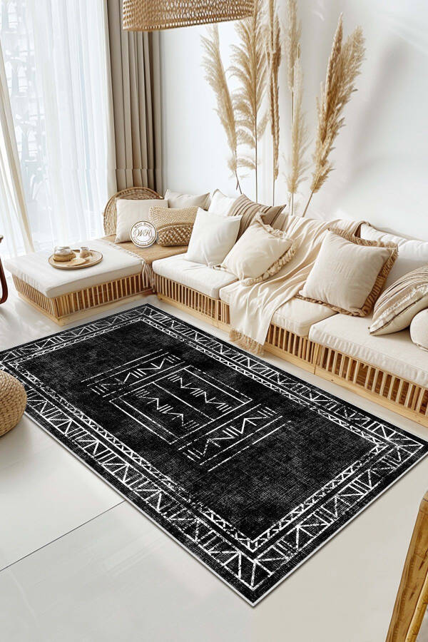 Digital Printed Washable Anti-Slip Bottom Living Room Carpet Kitchen Runner And Bathroom Mat - 1