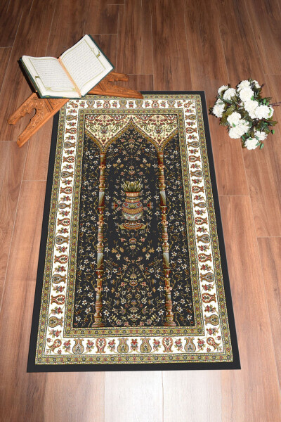 Digital Printed Washable Classic Patterned Prayer Rug 70x130 - 3