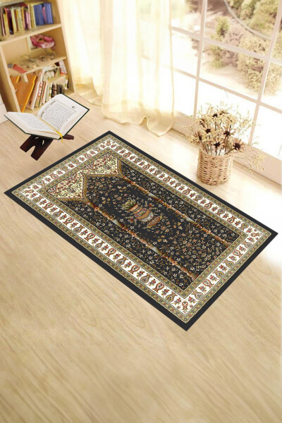 Digital Printed Washable Classic Patterned Prayer Rug 70x130 - 5