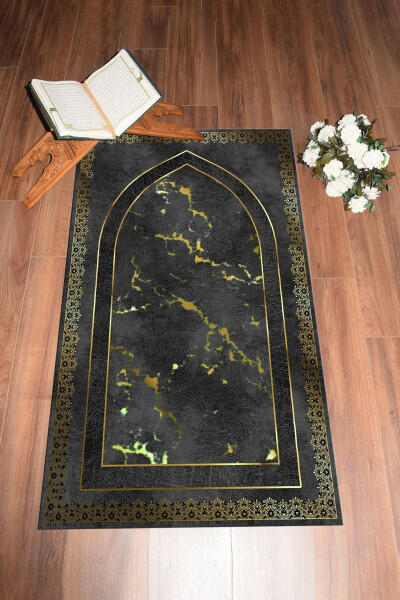 Digital printed, washable, modern patterned 70x130 prayer rug - 7