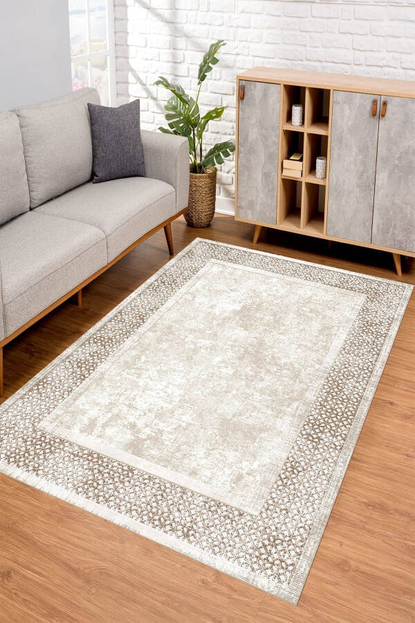 Digital Printed Washable Non-Slip Decorative Living Room Kitchen Rug Runner - 1