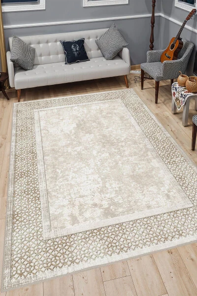 Digital Printed Washable Non-Slip Decorative Living Room Kitchen Rug Runner - 4