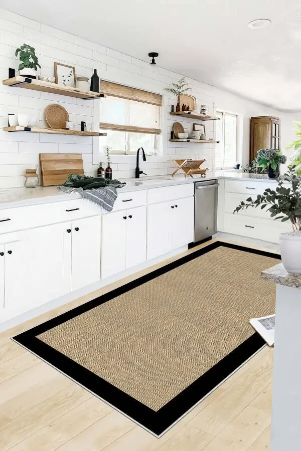 Digital Printed Washable Non-Slip Floor Rug Kitchen Rug Corridor Rug - 1