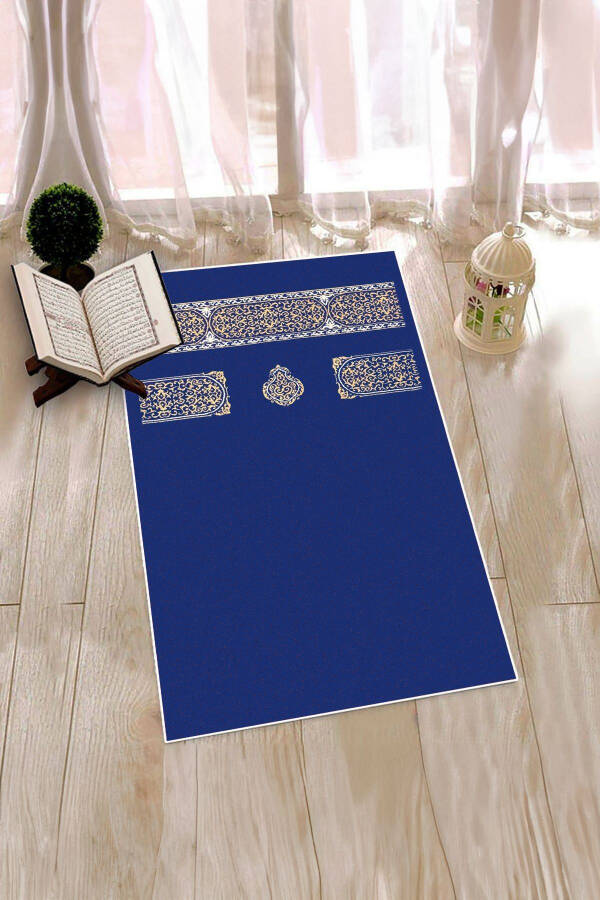 Digital Printed Washable Plain Pattern Gift Prayer Rug Mat 70x130 - 5