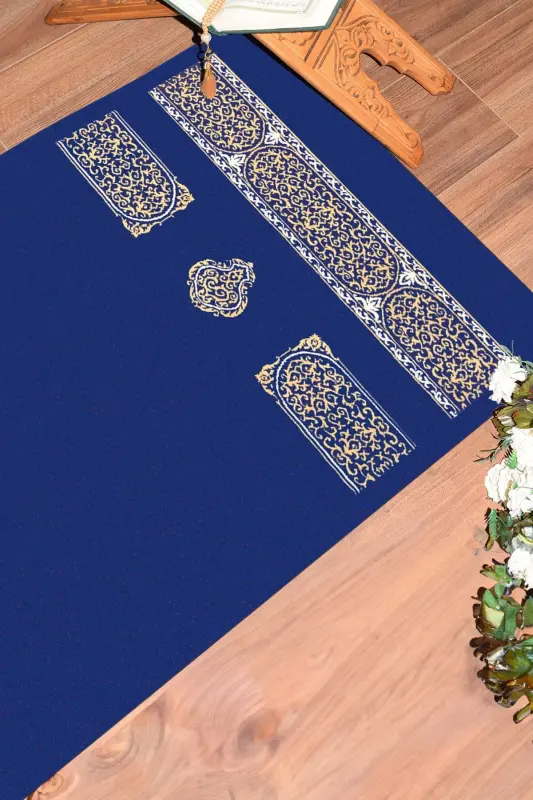 Digital Printed Washable Plain Pattern Gift Prayer Rug Mat 70x130 - 3