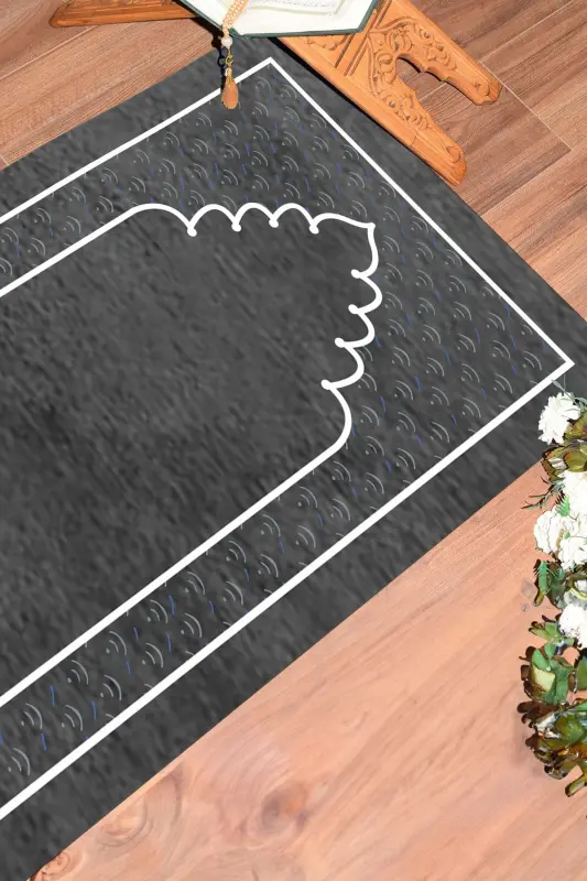 Digital Printed Washable Plain Pattern Prayer Mat 70x130 cm. - 8