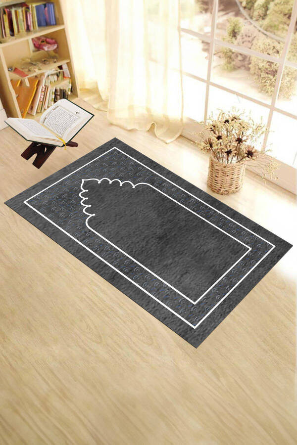 Digital Printed Washable Plain Pattern Prayer Mat 70x130 cm. - 8