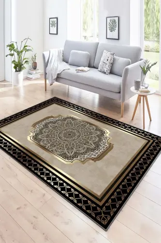 Digital Printing Washable Non-Slip Base Decorative Living Room Kitchen Rug Runner-COLORFUL 