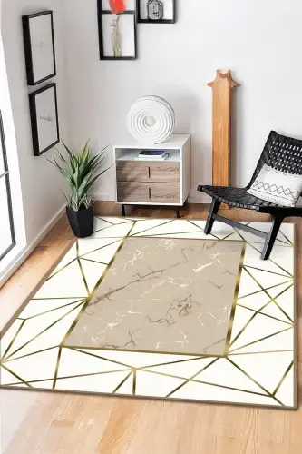 Digital Printing Washable Non-Slip Base Decorative Living Room Rug Kitchen Rug (26)-squarebal - 1
