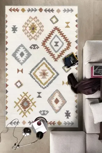 Digital Printing Washable Non-Slip Base Kitchen Carpet Living Room Carpet and Runner-colorful - WEST HOME (1)