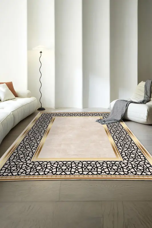 Digitally Printed Four Seasons Washable Non-Slip Base Children's Rug, Runner, Kitchen and Living Room Rug (12)-square - 9