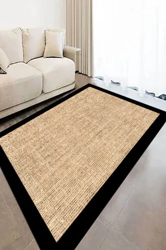 Dijital Baskı Hasır Desen Halı, Salon Halısı, Mutfak Halısı, İskandinav Dekorasyon, Çeyiz Listesi, - 1