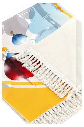Dijital Baskılı Çocuk Seccadesi - Balonlu Camili - 44 X 78 cm. - Balonlu Camili 2 - 3