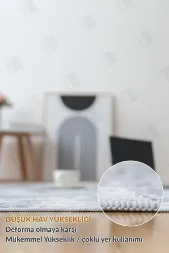 Dijital Baskılı Dört Mevsim Yıkanabilir Kaymaz Taban Çocuk Halısı,yolluk,mutfak Ve Salon Halısı (16)-labirent - 3