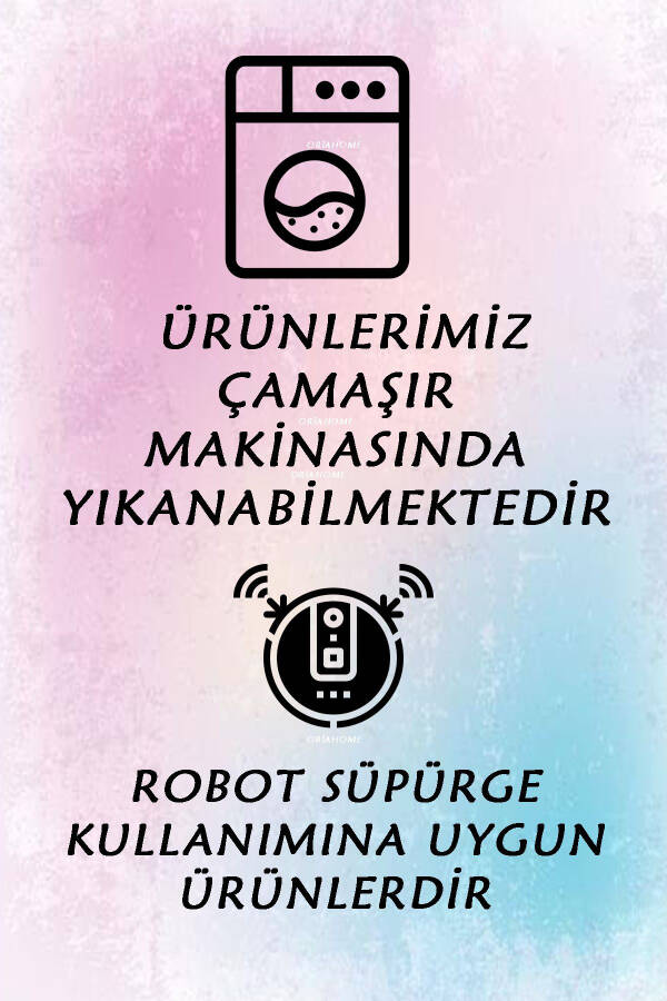 Dijital Baskılı Kaymaz Yıknabilir Su Emici Tiftik Desenli Banyo Takımı Banyo Paspası - 2